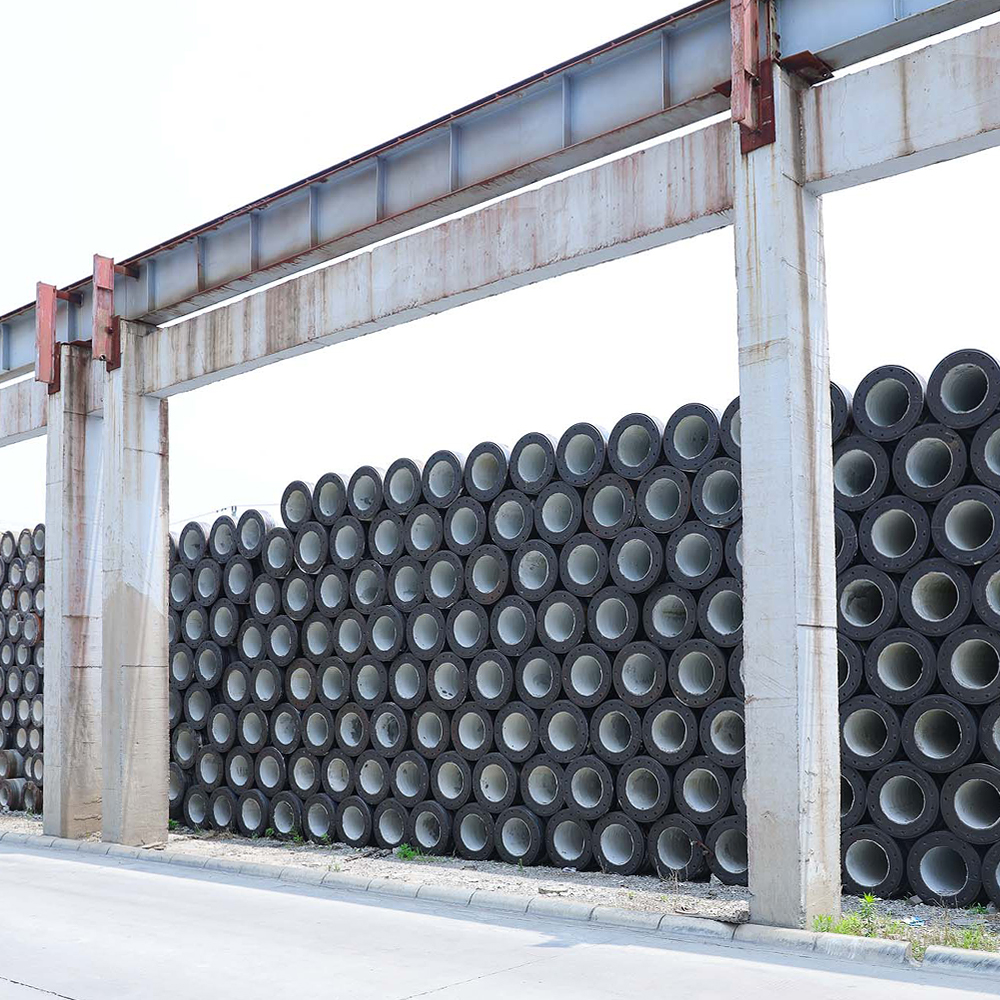 Előfeszített feszített beton csőcölöpök